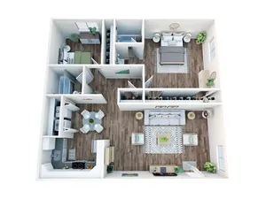 Two Bed Two Bath Upgraded
