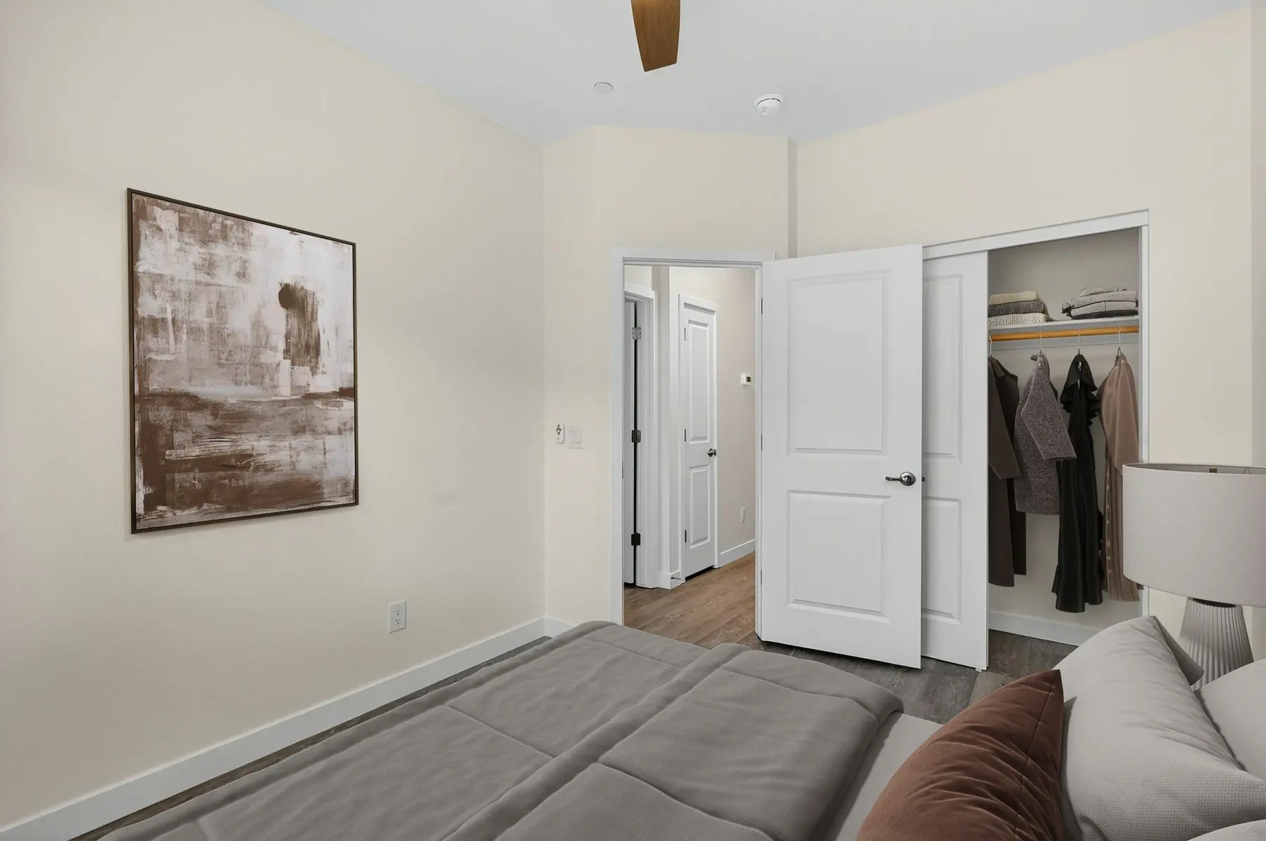 Closet storage — representative home at South Mountain Shadows.