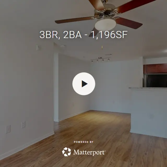 Virtual Tour - 3BR, 2BA - 1,196SF