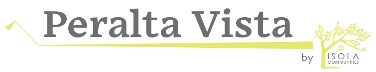 Logo of Peralta Vista, featuring stylized text and a tree graphic