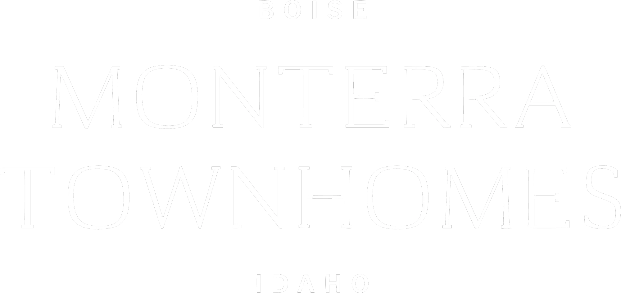 Monterra Townhomes in Boise, Idaho Logo for Monterra Townhomes in Boise, Idaho, featuring the text in a clean, modern font.
