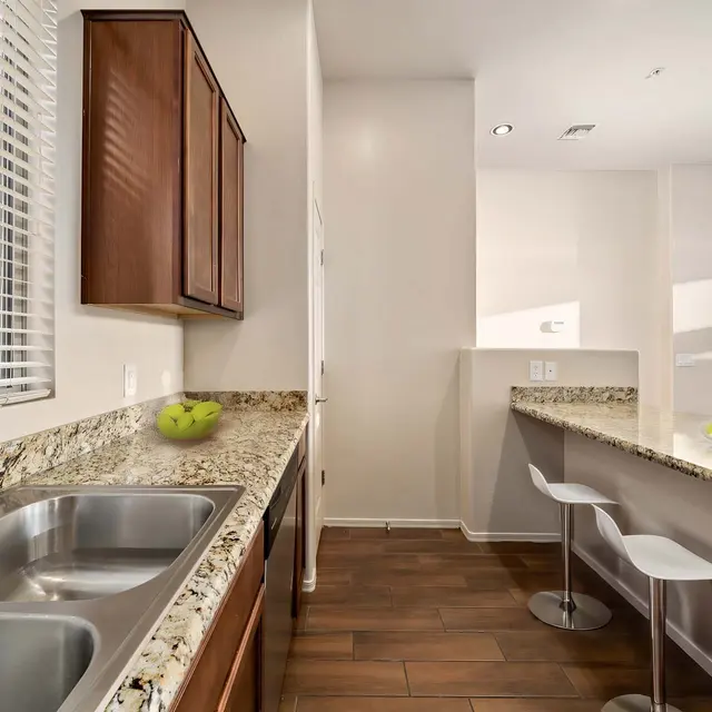 Kitchen at Avilla River Apartments in Tucson Arizona 2024.jpg