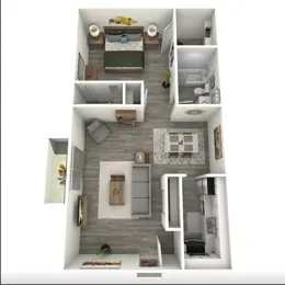 1 Bedroom 1 Bathroom